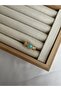 Blue Opal Stone Heart Ring