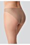 Laser Cut Seamless Slip Panties C19213 Cappucino - 4