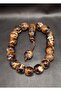Custom Luxury Model Mascot Powder Amber Prayer Beads in Coffee Tones - 3