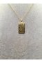 Gold Color Tarot Card Model Sagittarius Steel Necklace - 2