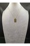 Gold Color Tarot Card Model Sagittarius Steel Necklace