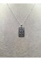 Silver Color Tarot Card Model Capricorn Steel Necklace - 2
