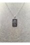 Silver Color Tarot Card Model Aquarius Sign Steel Necklace - 2