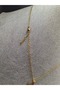 Gold Color Tarot Card Model Pisces Steel Necklace - 3