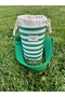 Women's Shoulder Bag, Striped Pattern Adjustable Strap Cylinder Bag, Mouth Drawstring Women's Shoulder Bag - 3