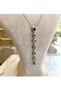 Silver Color-Colorful Stone 7 Element Necklace Steel Chain Necklace - 3