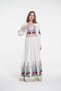 Ladies Printed Jalabiya - Full-Sleeve crepe Dress with belt and All Over Prints