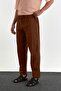 Hambez Sports Sweatpants Comfortable Fit Linen Look Unisex Model Size Range (M-6Xl) (Brown) - 3