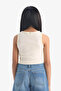 Ecru Girl's Sleeveless T-Shirt C4717A8/Er99 - 8