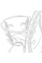 Plant Stand Bicycle Shape Vintage Style Metal - 5
