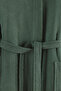 Talu Unisex Hooded Bathrobe, 100% Cotton, Durable, Quick Drying, Soft Comfort - 4