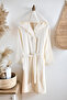 Talu Unisex Hooded Bathrobe, 100% Cotton, Durable, Quick Drying, Soft Comfort - 5