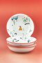 Oranj Camping 4 Pieces Porcelain Snack Bowl - 2