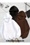 3-Piece Unisex Hooded Oversize Sweatshirt Hoodie Set 3-Thread Thick Winter - 2