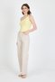 Yellow Buckle Detailed One Shoulder Blouse 1649 - 3