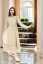 Girls' Hijab Evening Dress-Cotton Lined Chiffon Fabric - 4