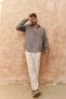 Agnola Oversize Men's Smoked Linen Shirt - 2