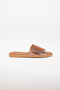 Women's Tan Daily Transparent Tape Comfortable Stylish Lightweight Durable Sea Pool Beach House Slippers with Inner Pad - 4
