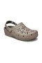 Grey Classic Floral Cut Out Clog - 5