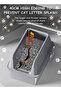 Stainless Steel Cat Litter Box with Litter Scoop Cat Toilet Cat Litter Tray High Wall Side - 6