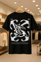 Dragon Off-White Logo Design Printed Oversize Unisex 100% Cotton Breathable Thick Fabric T-Shirt