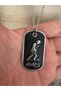 Men's Imprint Necklace with Kemal Atatürk Figure – Silver Color Unisex Metal Jewelry - 2