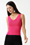 Women's Ladder Collar Knitwear Blouse - 4