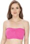 Women's Non Padded Seamless Strapless Tube Bra, Black/Pink Pack of 2, Free Size - 4