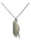 Metal Necklace with Military Tank Figure – Silver Color Unisex Accessory