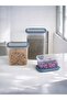 3-Piece Transparent Food and Grain Storage Container Rectangular Detergent Box 1X1100 1X2200 1X3400 - 5
