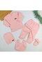 100% Organic Cotton 7-Piece Baby Girl-Boy Hospital Discharge Bodysuit Set / Suitable for Four Seasons Use - 4
