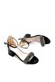 Kindep Mini Single Strap Heeled Children's Evening Dress Shoes Black - 2