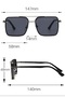 Unisex Uv 400 Protected Police Sunglasses - 3