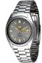 Men's Grey Dial Stainless Steel Band Watch, SNXS75K1