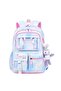 Kids Blue and Pink School Backpack