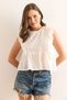 Women's White Fisto Detailed Ruffle Blouse Blz-19003025 - 2