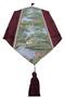 House View Jacquard Woven Tapisserie Decorative Shonil Runner Bordo 30*80 - 4