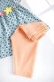 Floral Summer Double Girl's Suit with Leggings - 3