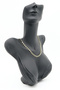Pullu Gold Renk Kolye - 2