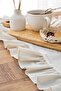 Rufle I Pure Texture Natural Simple & Chic Runner مزين بكشكشة مقاس 40 × 150 سم - 4