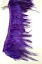 0-49m Decorative Ribbon Accessory Dark Purple Rooster Feather Tr - 2