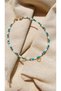 Turquoise and White Coral Stone Heart Detailed Women's Necklace - 8