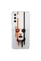 Samsung Galaxy A25 Compatible Transparent Case with Aesthetic Face 1 Design