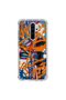 حافظة شفافة متوافقة مع هاتف Xiaomi Redmi Note 8 Pro مع تصميمين Graffiti 2