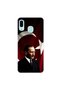 Samsung Galaxy A30 Compatible Transparent Case with Ataturk 4 Design