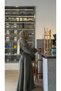 Gathered Sleeves Jacket Dress Suit Khaki - 3