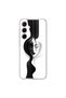 Samsung Galaxy A55 Compatible Transparent Case with Aesthetic Face 3 Design