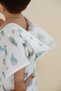 Baby Kids Muslin Poncho 1-4 Years 100% Cotton, Whales - 2