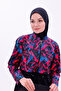 Water Repellent Parachute Hijab Swimsuit with Leggings and Double Boning - 3