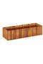 Garden Raised Bed 100x30x25 cm Solid Acacia Wood - 6